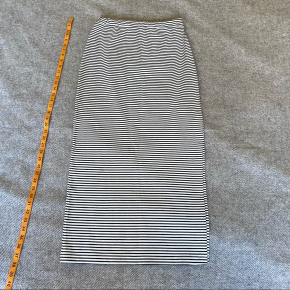 JACOB Striped Maxi Slit Skirt (size XS) - Picture 2 of 4